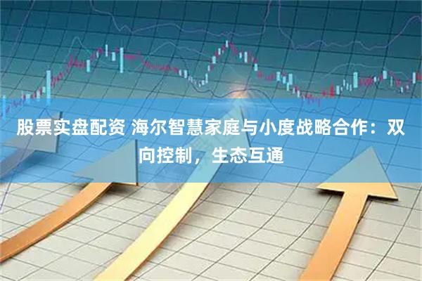 股票实盘配资 海尔智慧家庭与小度战略合作:双向控制,生态互通